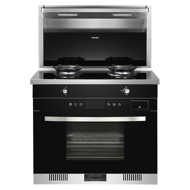 欧尼尔LX10-DZK集成灶一体灶家用电蒸烤箱下排烟侧吸式蒸烤一体机