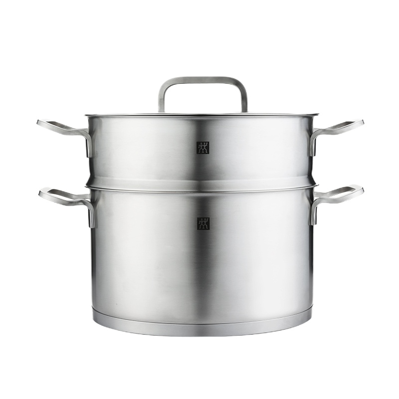 [双立人]不锈钢蒸锅6.2L深烧锅24cm汤锅炖锅Zwilling Moment ZW-C130