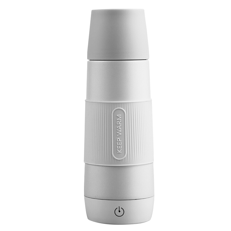 美的(Midea)电热水杯小型便携式电水壶旅行热烧水壶智能保温迷你养生烧水杯不锈钢开水壶热水壶SH03E108