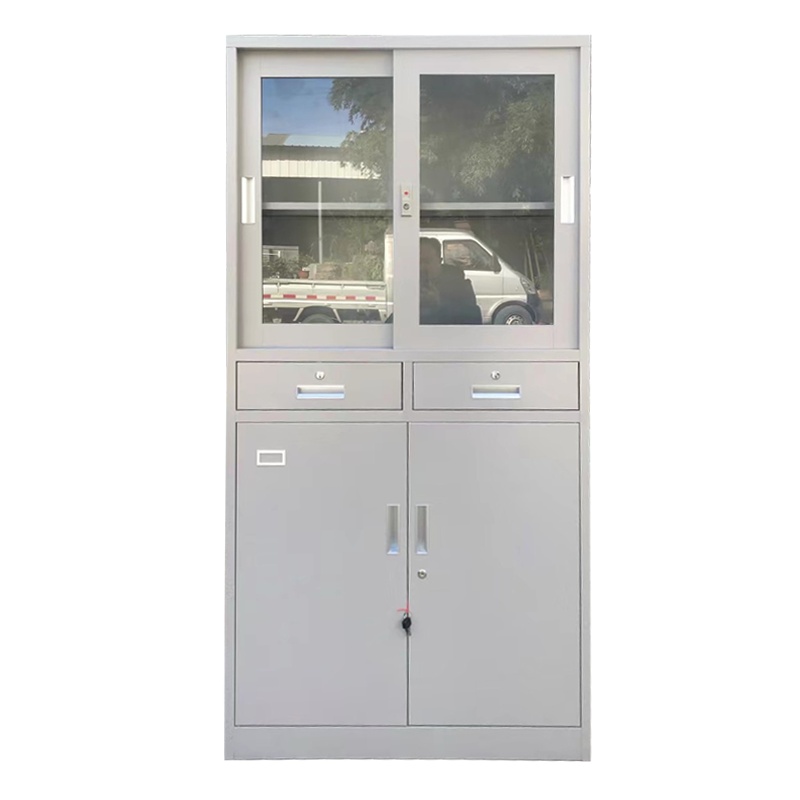 是尚 可移门文件柜 铁皮资料档案柜