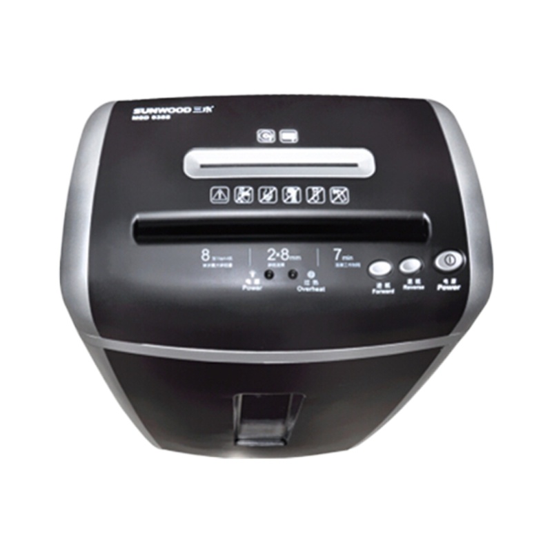 三木(SUNWOOD) MSD9355 锰钢侠系列碎纸机 静音保密办公家用文件资料粉碎机 黑色