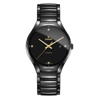 雷达(RADO)瑞士手表真系列时尚休闲简约商务自动机械男士手表R27056712