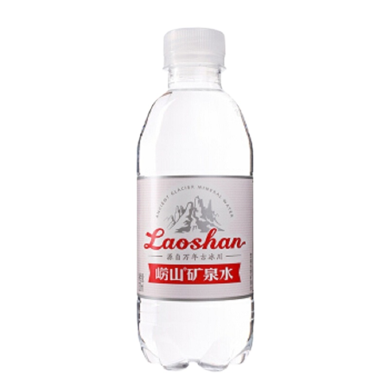 崂山 饮用天然 矿泉水330ml*24 整箱装 定制纪念版 红瓶装 源自万年古冰川 中华老字号