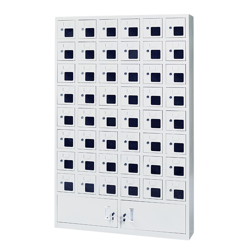 卓澳(ZHUOAO)手机存放柜对讲机柜电子设备管理柜屏蔽柜多门带锁可定制保管收纳柜无外门亚克力窗口 四十八门存放柜