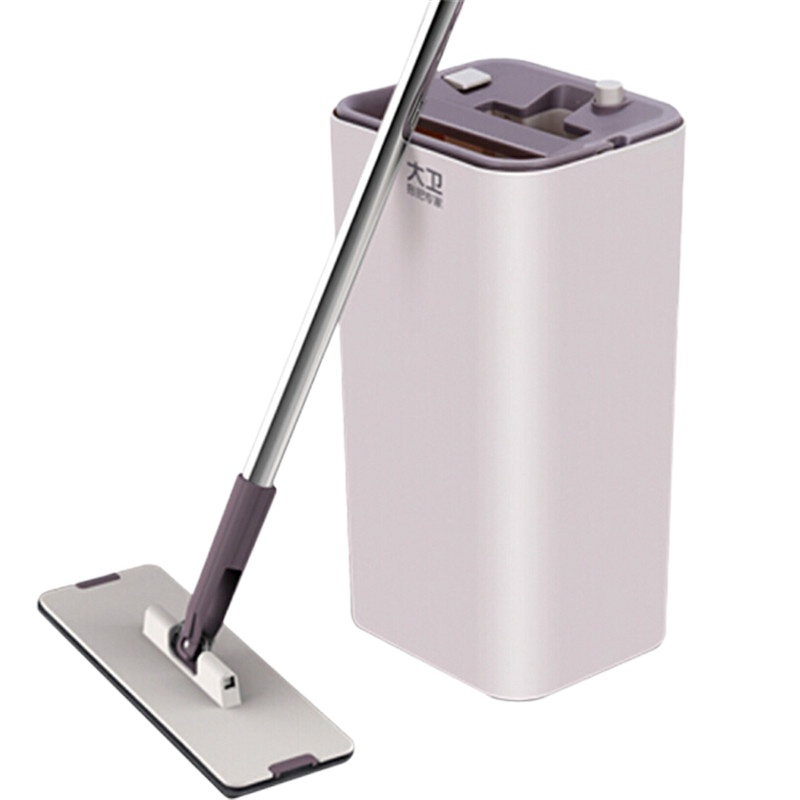 大卫 Z9免手洗平拖 拖布升级版 刮刮乐自刷洗木地板平板拖把