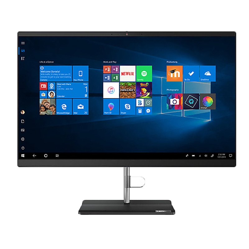 联想(Lenovo)S5430一体机电脑 （I3-8100T/4G/1T/W10/无光驱/集显/24寸/黑）