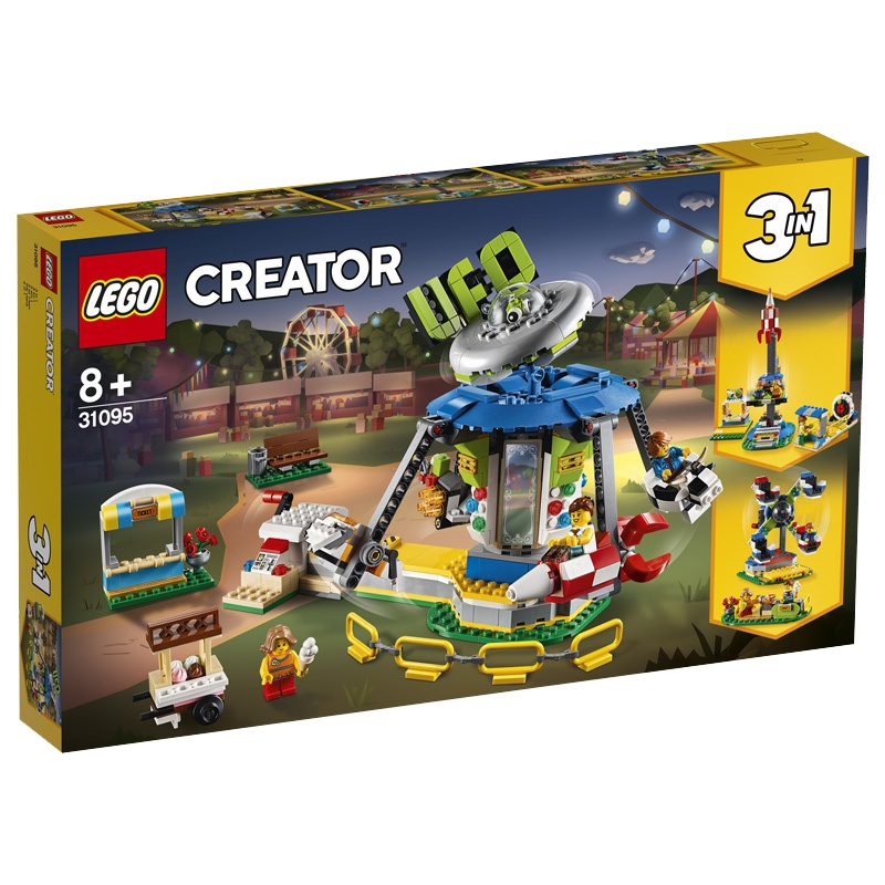 LEGO乐高创意百变系列游乐场旋转木马31095 男孩女孩8岁+生日礼物 玩具积木