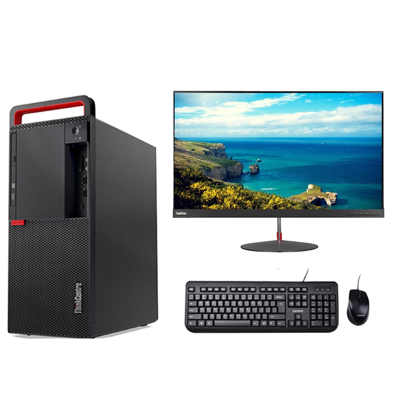 联想(ThinkCentre) M910T台式机(i7-6700 8GB 2TB+128GSSD 三年保)X27Q 27英寸液晶 2K分辨率