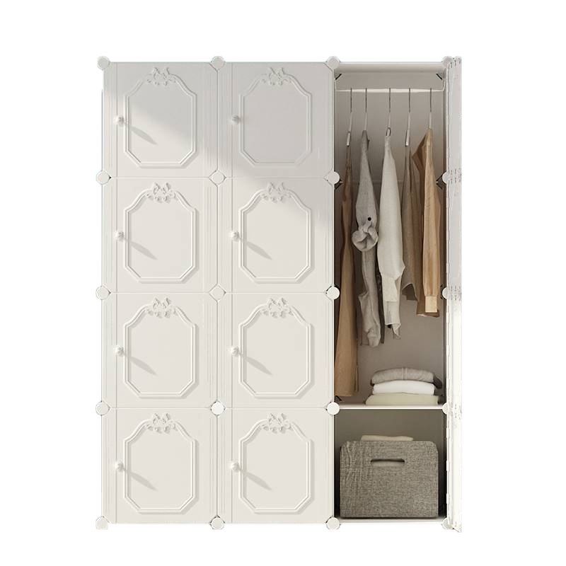 阿斯卡利(ASCARI) 简易衣柜现代简约布组装卧室布艺衣橱挂出租房用收纳柜子