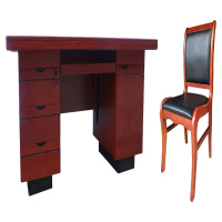 卡里鳄教师带靠背办公桌椅KLE—BGZY01组合办公家具桌椅