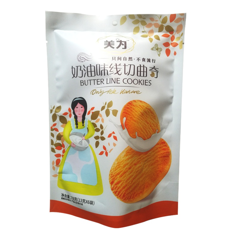 美为奶油味线切曲奇饼干78g