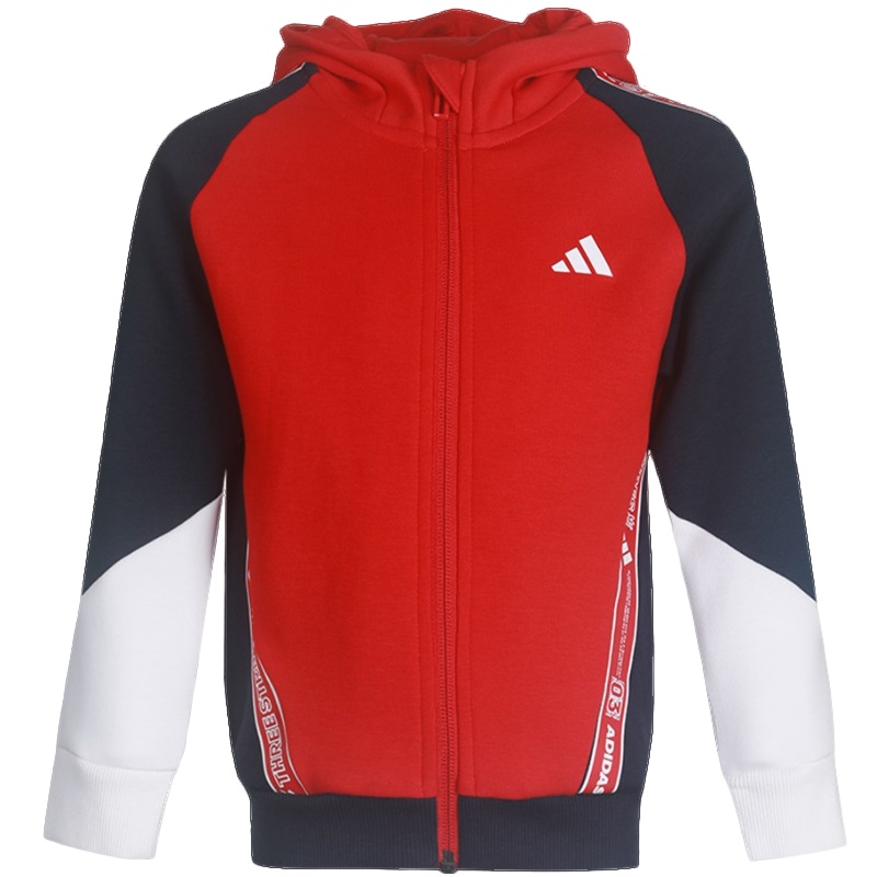 adidas阿迪达斯儿童装男小童针织运动夹克外套GG3595