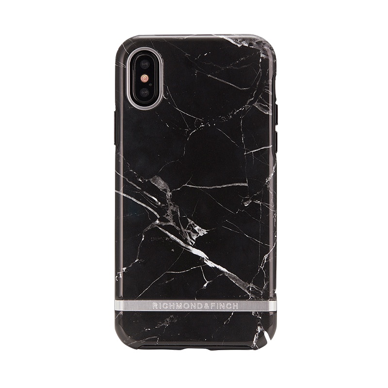 Richmond Finch 经典款 iPhone Xs Max 手机壳 黑色大理石