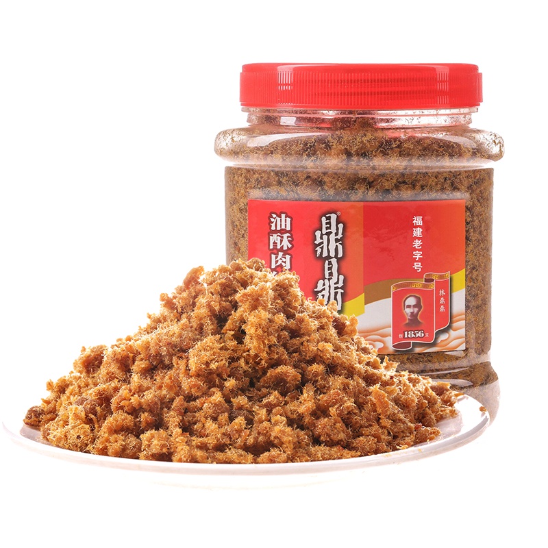 鼎鼎肉松福建老字号油酥肉绒500g寿司烘焙猪肉松营养早餐辅食