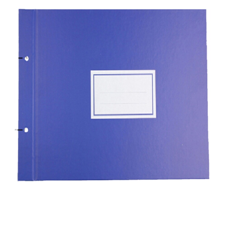 得力 3461 16k账本夹 活页账册夹子 账册外壳 蓝色5付装
