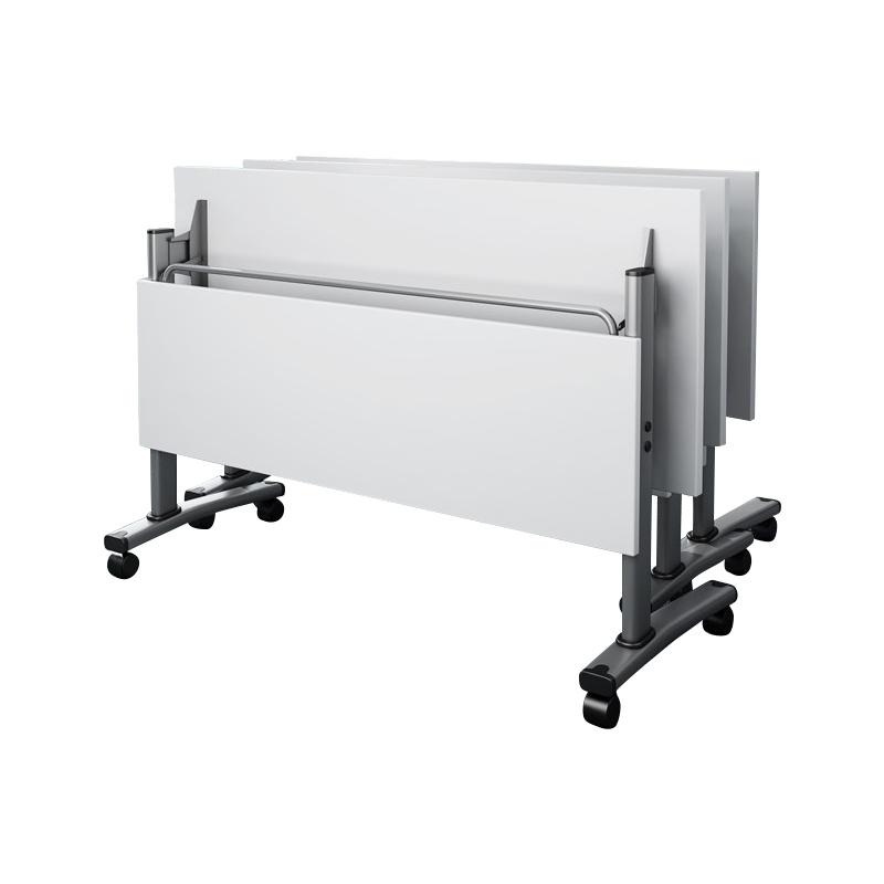 铭威盾折叠培训桌椅组合拼接会议桌条桌双人可折叠桌课桌活动移动办公桌[工厂现做 7天内发货]