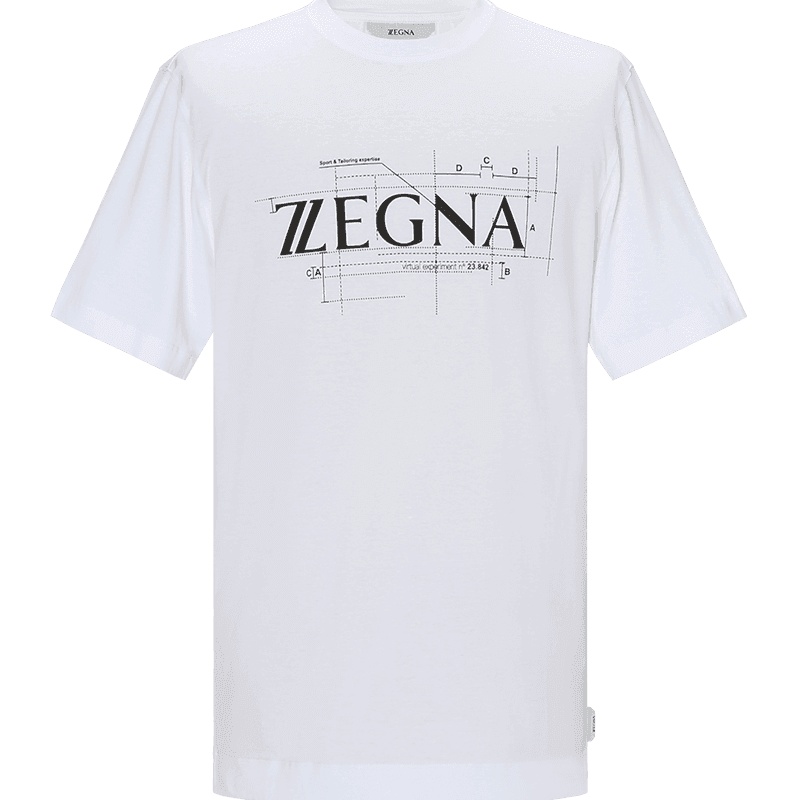 ZEGNA T恤 字母LOGO VV372
