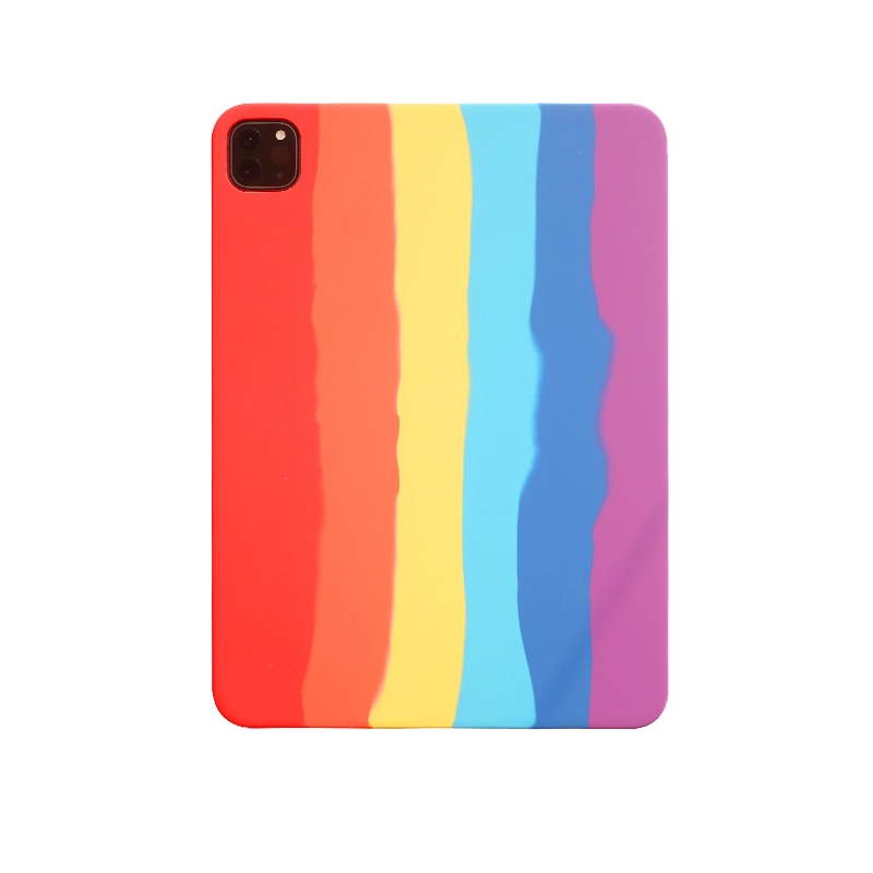 可波 彩虹ipadpro2020保护壳11寸2021款12.9寸12.9寸苹果平板保护套iPadAir4液态硅胶10.9