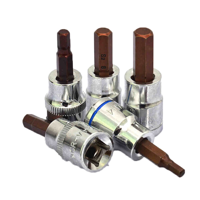 华丰巨箭 10MM（3/8”）S2压批套筒（六角）HF-876003 10个装