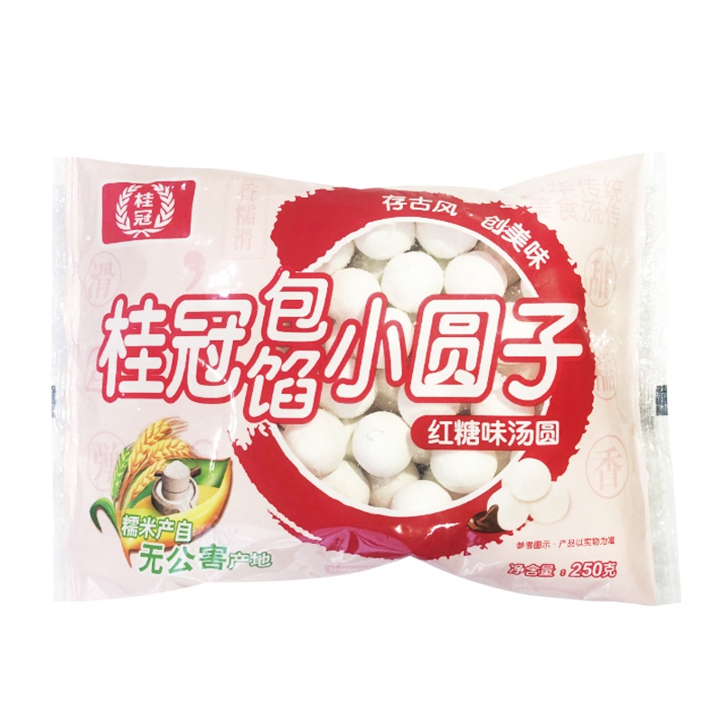 桂冠 包馅小圆子 速冻食品 酒酿小圆子 小汤圆 小元宵 250g