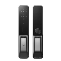 [自营正品]鹿客(loock)智能门锁S30Pro 深空灰 全自动推拉指纹锁 家用智能锁密码锁 内置门铃增加NFC
