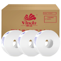 维达(Vinda)大盘卷纸 2层700g*12卷卫生纸商用厕纸擦手纸纸巾 （整箱销售）