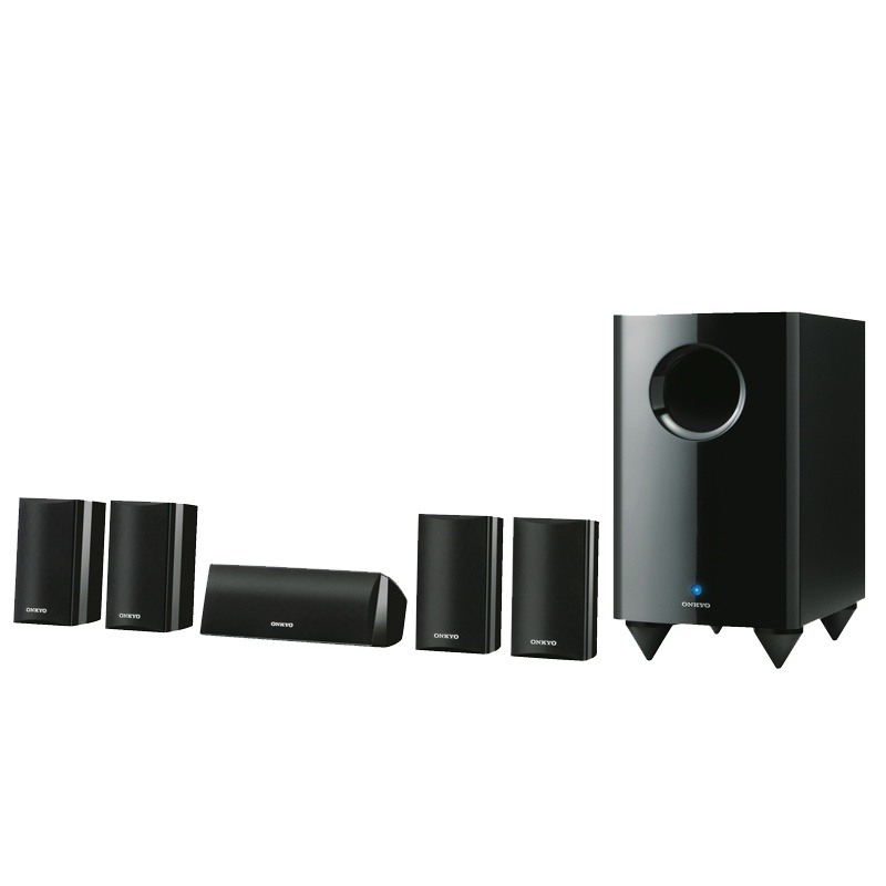 安桥(Onkyo) SKS-HT528(B) 音响 家庭影院音箱 5.1声道杜比环绕音箱套装 黑色