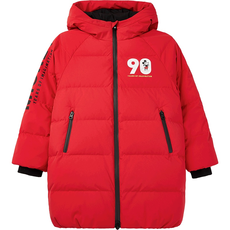 波司登童装新款男女童保暖外套连帽棒球款羽绒服