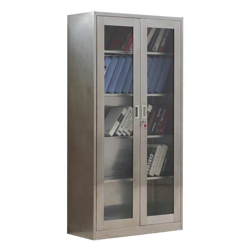 永格304不锈钢药品柜器械柜药品柜仪器柜麻醉柜文件柜中药柜无菌柜 通玻文件柜 304材质