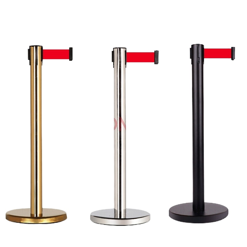 爱瑞特(R)隔离线栏杆银色,红带,三米