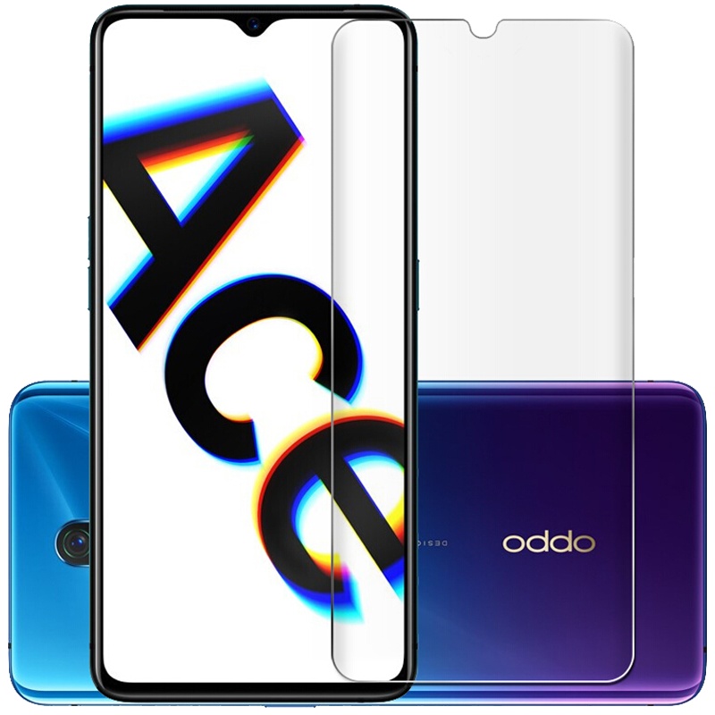 [买2送手机壳]轻万适用opporenoace钢化膜非全屏高清透明防摔贴膜oppo手机保护膜全玻璃