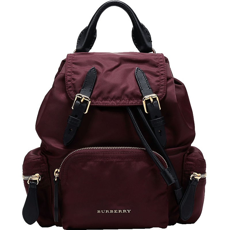 BURBERRY 博柏利 女士织物小号军旅背斜挎包