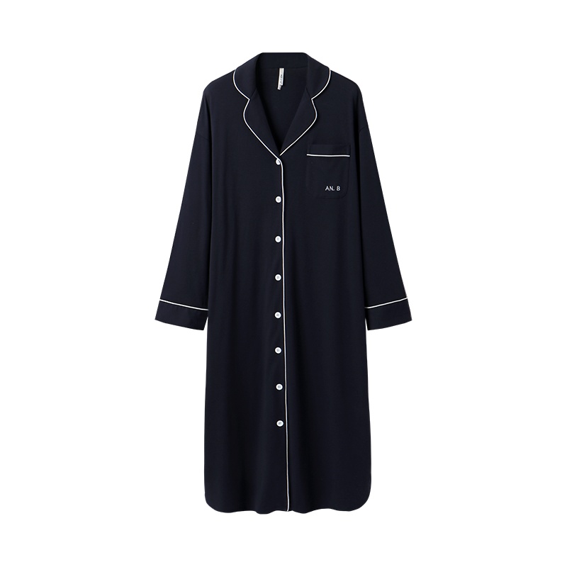 安之伴针织优质韩尔棉素色长袖女裙81932721728