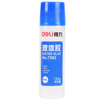 得力7303 液体胶水 125ML 单瓶装