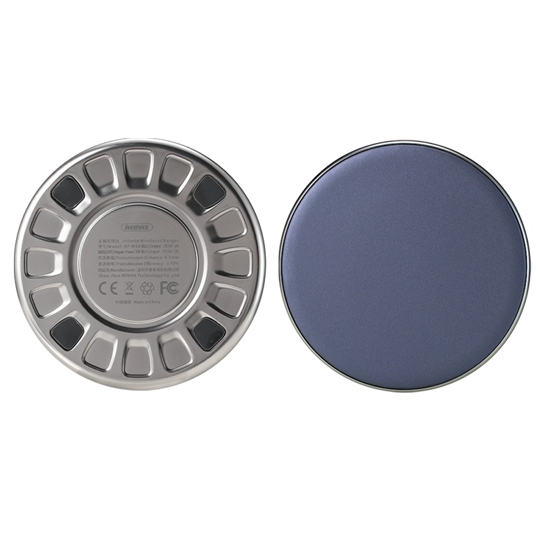 REMAX 无线充 RP-W10 蓝色 iPh11pro XRS MAX8plus无线充电器小米9快充底座华为P30