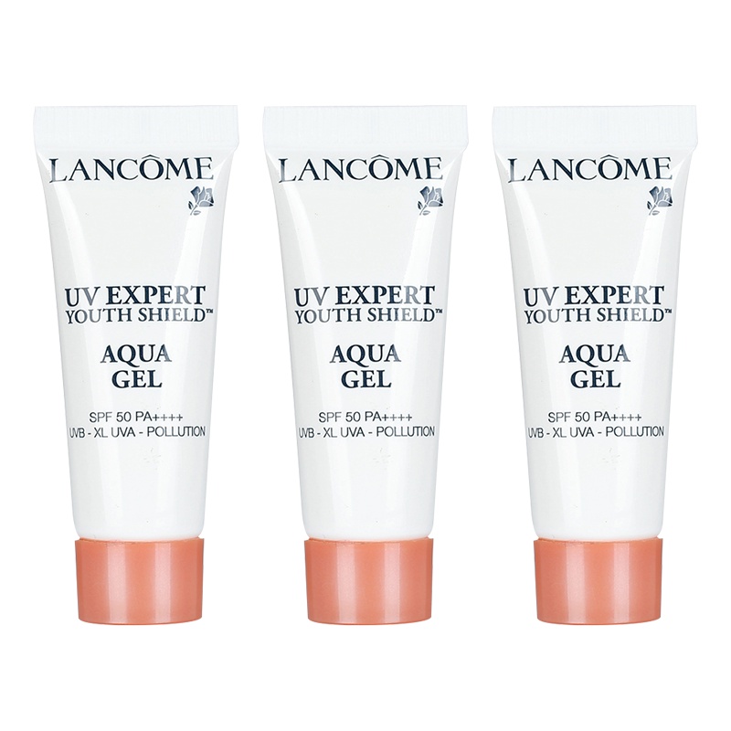 3支|LANCOME/兰蔻 水漾柔皙清透隔离防晒 清爽型小白管10ml/支