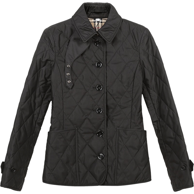 BURBERRY 博柏利 女款 聚酯纤维菱形绗缝棉服外套 80233201