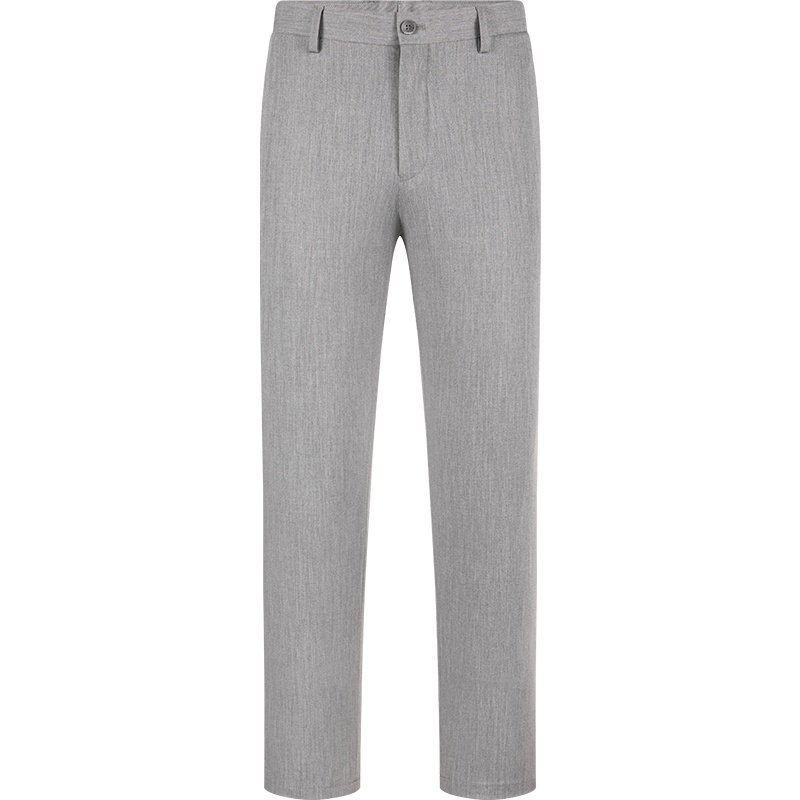 柒牌男装商务混纺西裤2021夏季新款纯色职场办公男士修身长裤