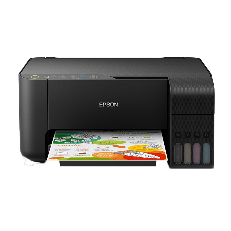 爱普生(EPSON)L3158 无线WIFI 彩色 原装墨仓式 多功能一体机 (打印、复印、扫描)家庭作业居家办公打印