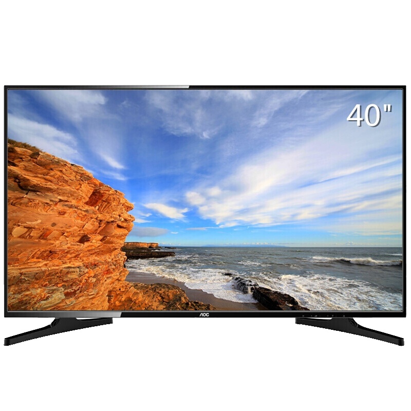 AOC显示器 40英寸 1080P全高清八核网络智能LED平板液晶电视机 显示屏 T4012S3