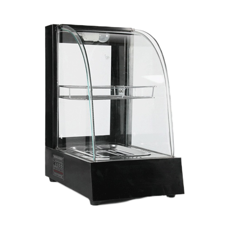 保温柜展示柜蛋挞保温机纳丽雅汉堡熟食食品保温箱台式商用油条加热恒温 褐色普通迷你2层 官方标配