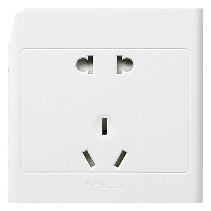 公牛(bull) 墙开 G09Z223 明装五孔插座 86型白