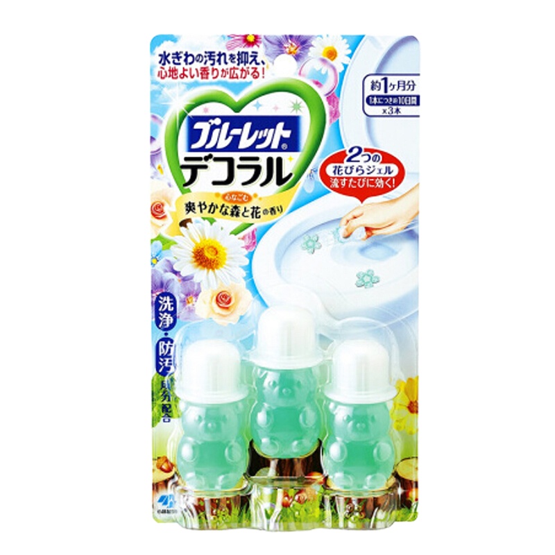 小林马桶开花洁厕凝胶3个装22.5g