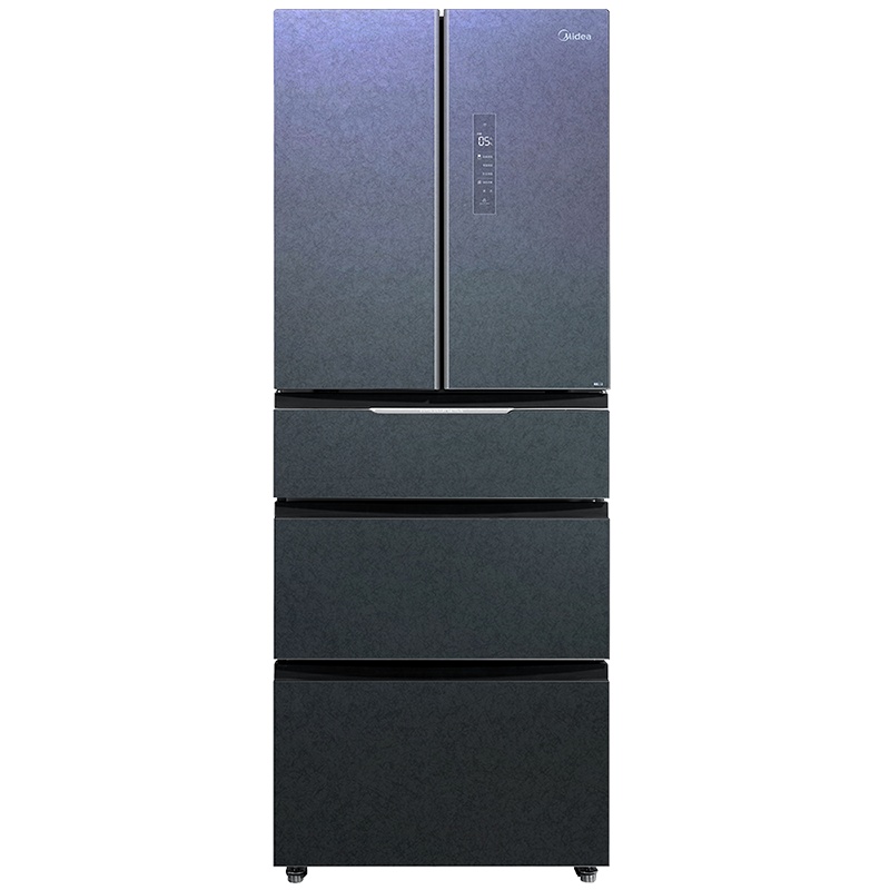 美的冰箱BCD-407WFGPZMA深空蓝-冰釉