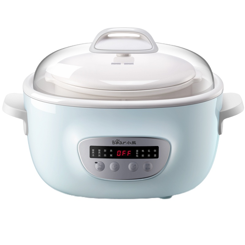 小熊(bear) DDZ-C25E1 蓝色电炖锅一盅五胆