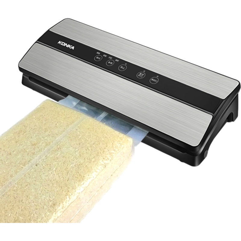 康佳茶叶折角袋大米抽真空食品包装机塑封机米砖袋真空封口机