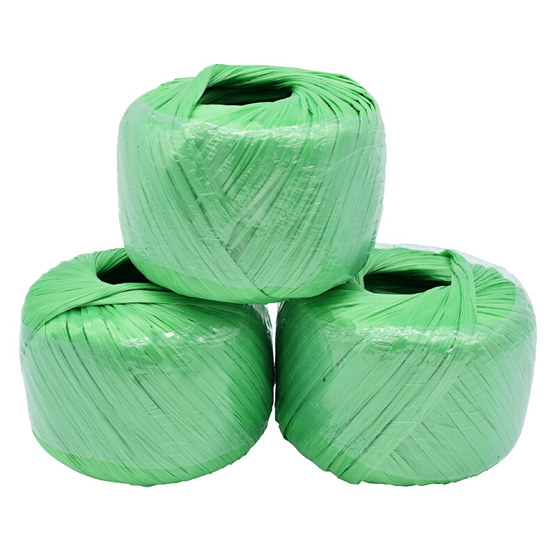 赛拓(SANTO)草球绳 塑料绳捆扎绳 打包捆绑绳 单个150g 长约120米 绿色3个装1988