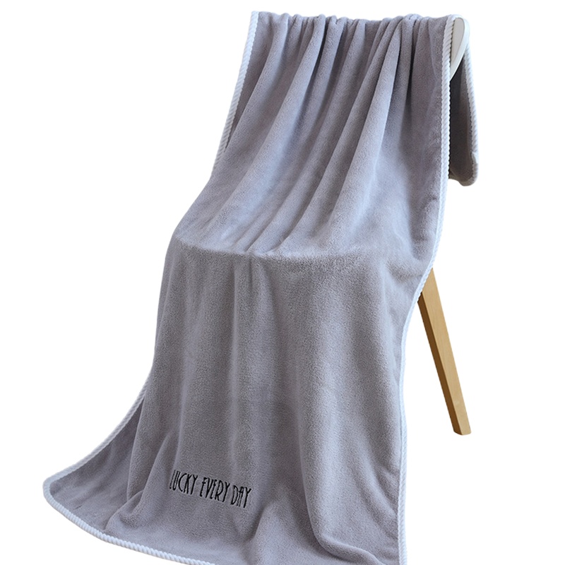 洁丽雅浴巾比纯棉全棉吸水不掉毛加大厚毛巾婴儿家用裹巾