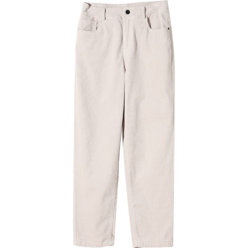 娅丽达女裤2019秋季新款灯芯绒哈伦裤宽松大码女士锥形萝卜裤I3418