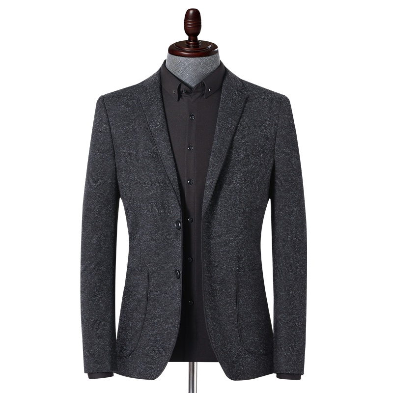雅鹿男士西装2019秋冬新款精品西服外套青年商务休闲便西上衣